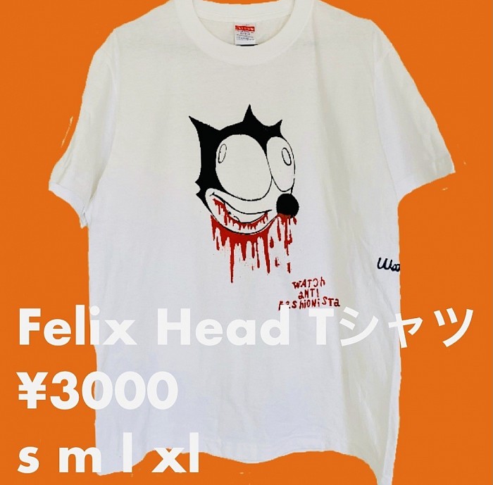 Felix Head Tシャツ　s m l xl ¥3000